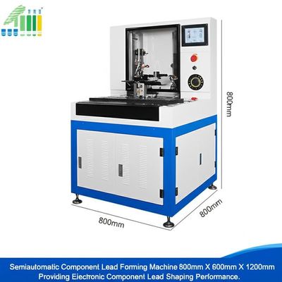 Semiautomatic Component Lead Forming Machine 800mm X 600mm X 1200mm Providing Electronic Component Lead Shaping Performance