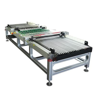 معدات مناولة لوحات الدوائر المطبوعة (PCB) للتواصل SMEMA لتدفق الاتجاه من اليسار إلى اليمين أو من اليمين إلى اليسار وزيادة الكفاءة